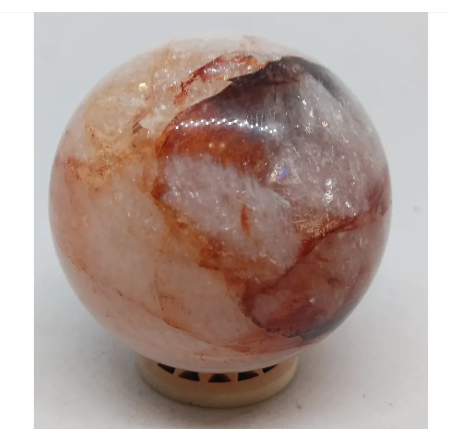 388g Fire Quartz Crystal Sphere