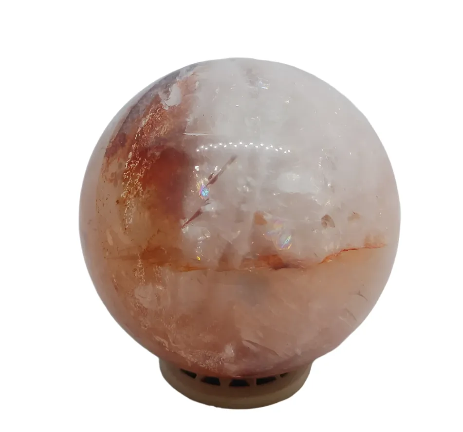 388g Fire Quartz Crystal Sphere