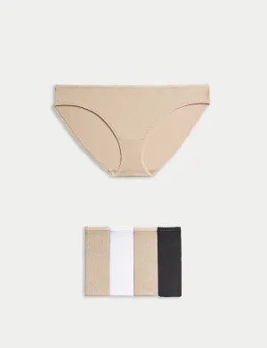 5pk Cotton Rich Bikini Knickers