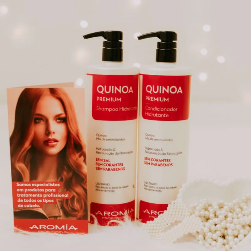 Aromia Cosméticos Quinoa Premium Moisturizing Conditioner 1l