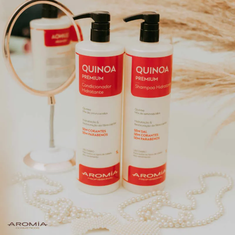 Aromia Cosméticos Quinoa Premium Moisturizing Conditioner 1l