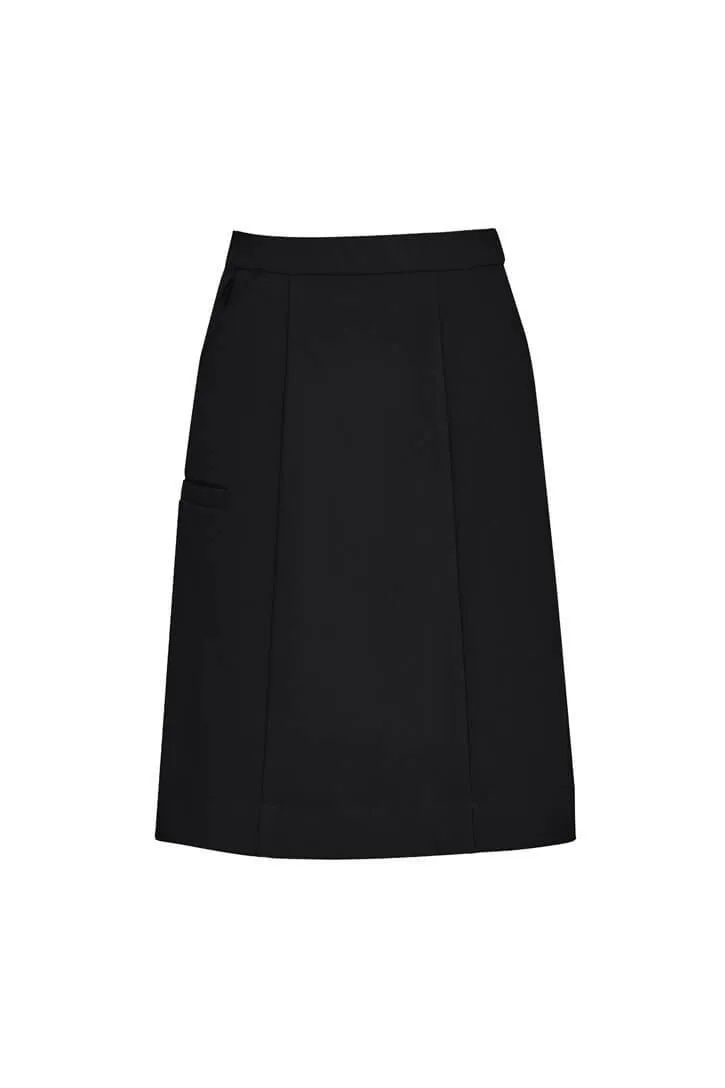 Biz Care Womens Comfort Waist Cargo Skirt (CL956LS)