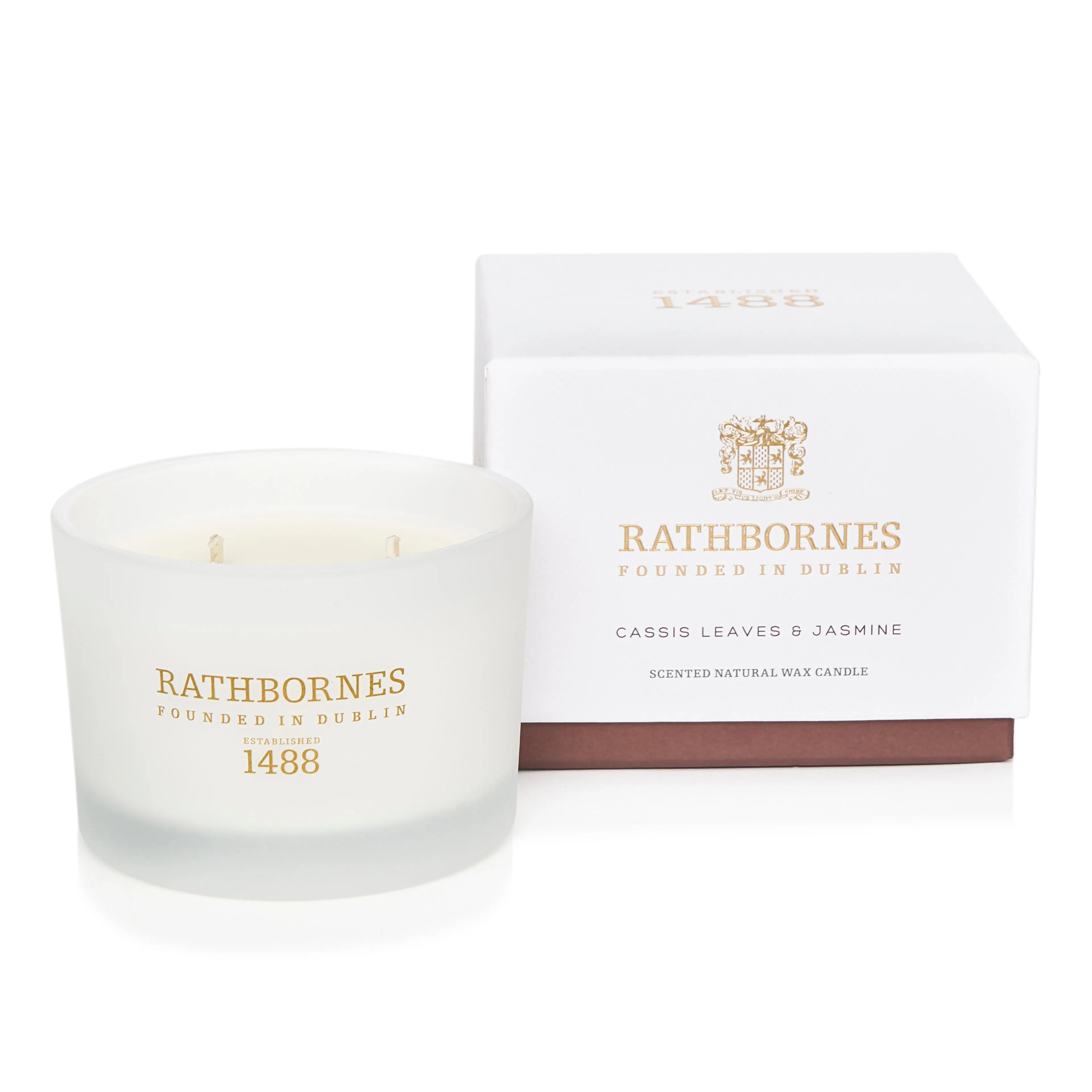 Cassis Leaves And Jasmine Scented Luxury Candle