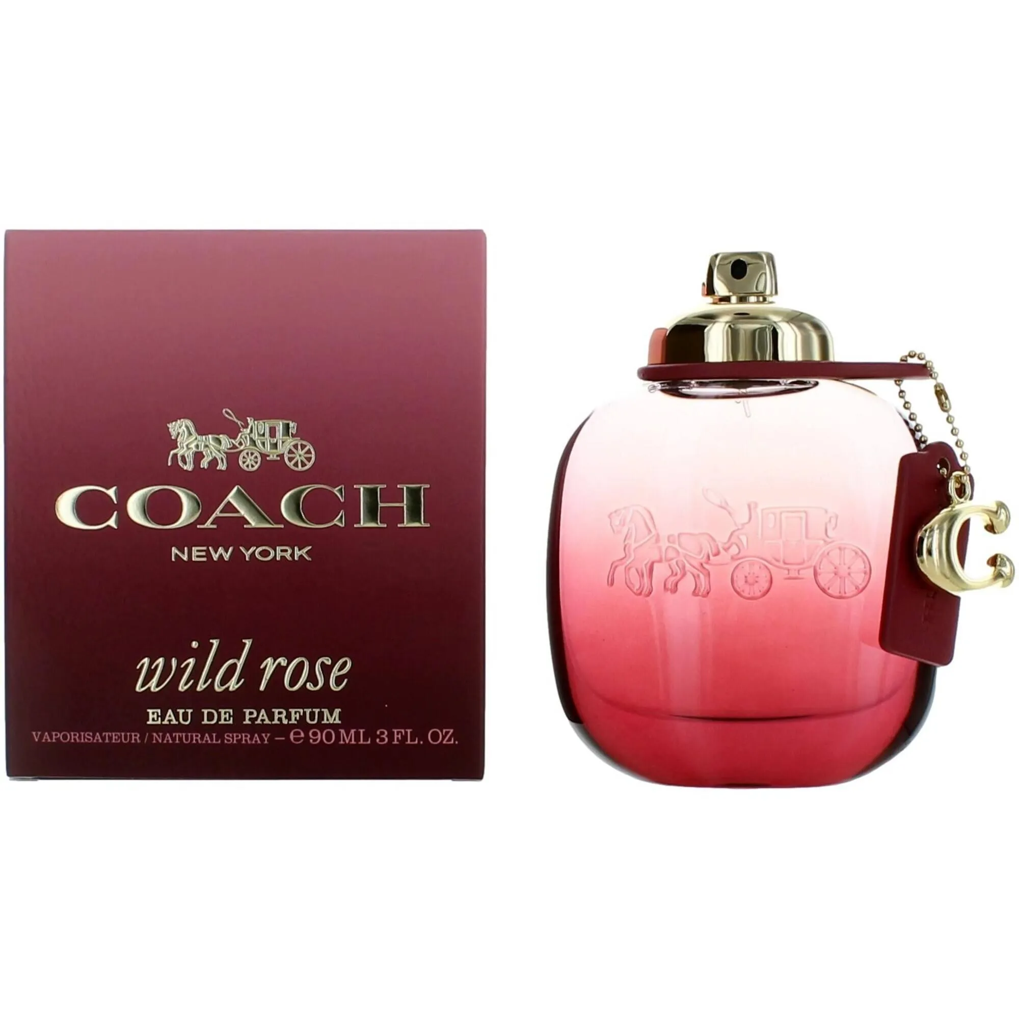 Coach Women's Eau De Parfum Spray - Wild Rose Sensual and Refreshing Scent, 3 oz