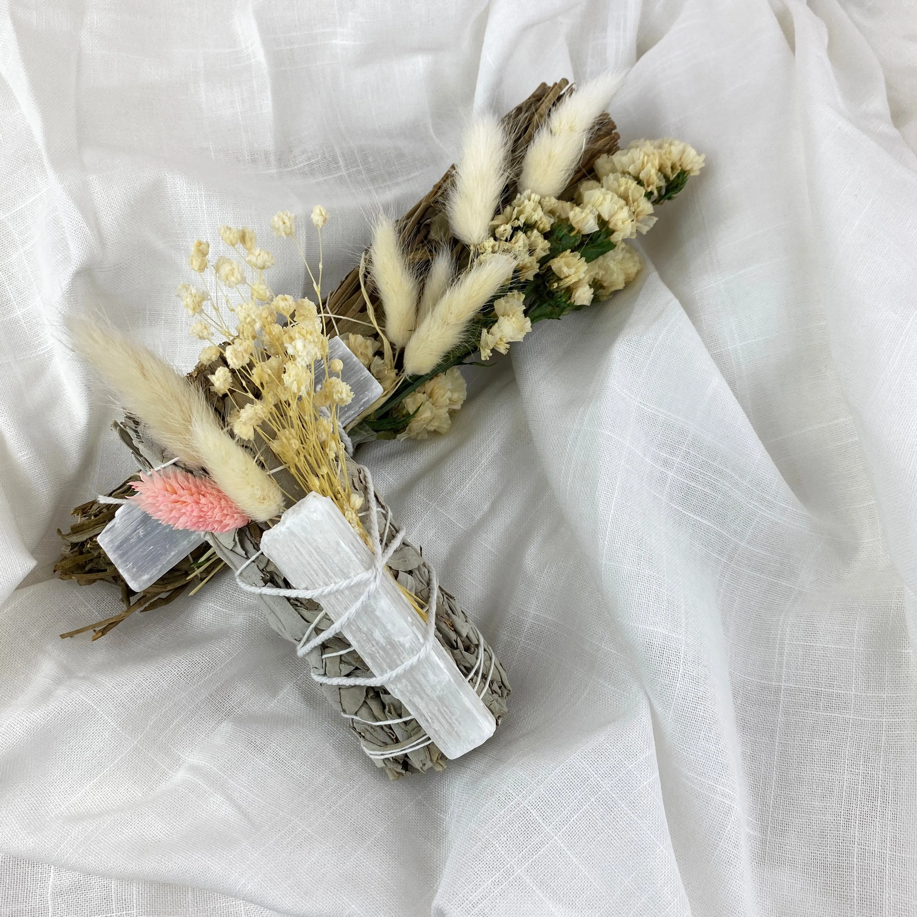 Complete Cleansing Smudging   Crystal Kit