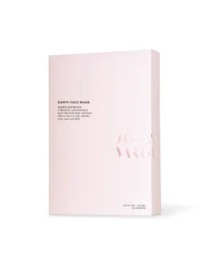 Dawn Brightening Mask - Illuminating Sheet Mask for Glowing and Radiant Skin - 5 Sheets, 4.5 FL OZ / 133 ML - Joanna Vargas