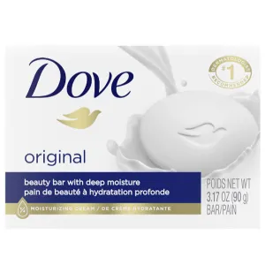 Dove Beauty Bar Original Gentle Skin Cleanser Bar Soap, 3.17 oz