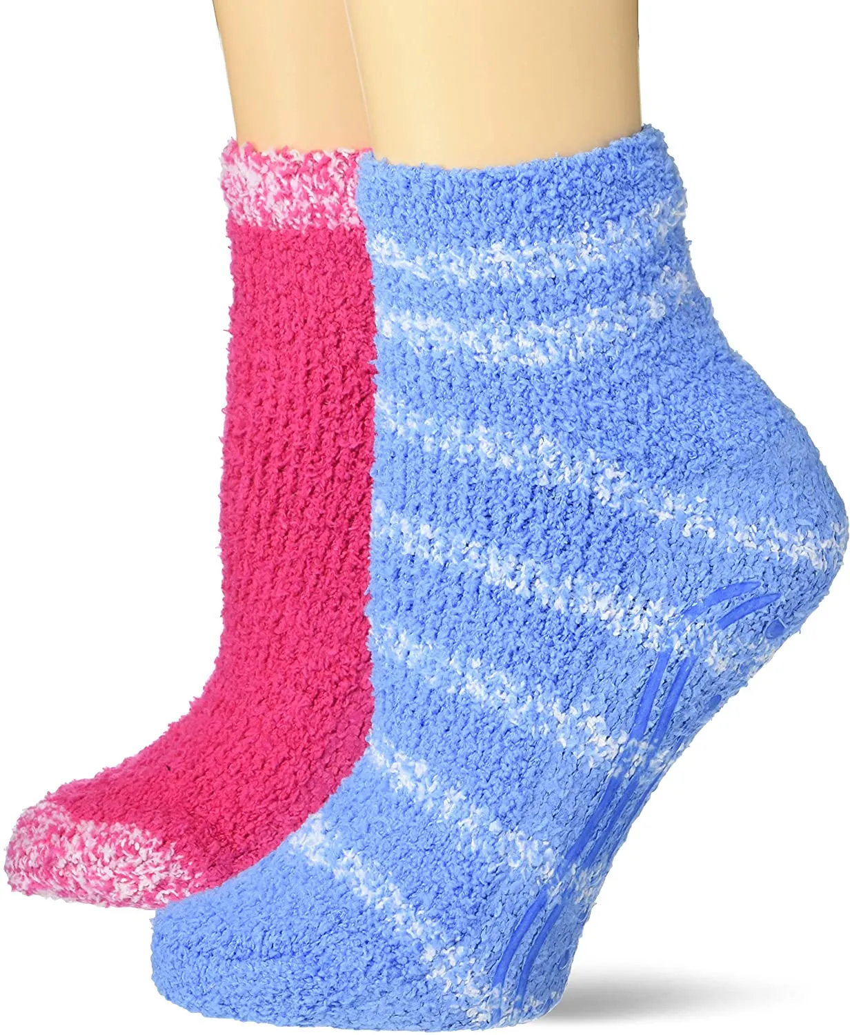 Dr. Scholl's Women's American Lifestyle Spa Low Cut Gripper Socks 2 Pair