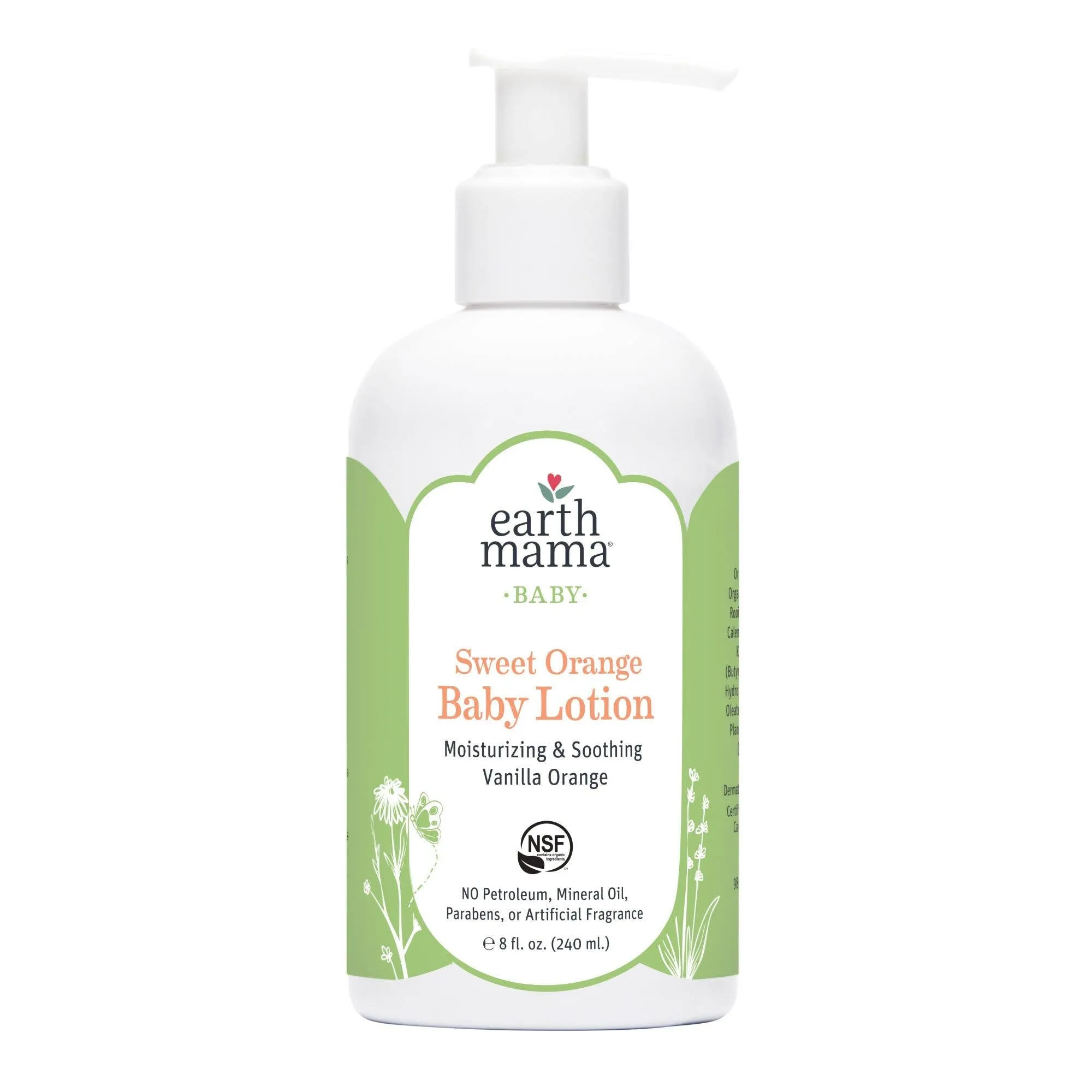 Earth Mama Organics - Sweet Orange Baby Lotion