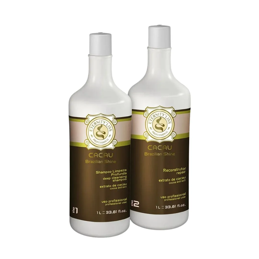 Eternity Liss Cacau Brazilian Keratin Kit 2x 1L / 2x 33.8 fl oz