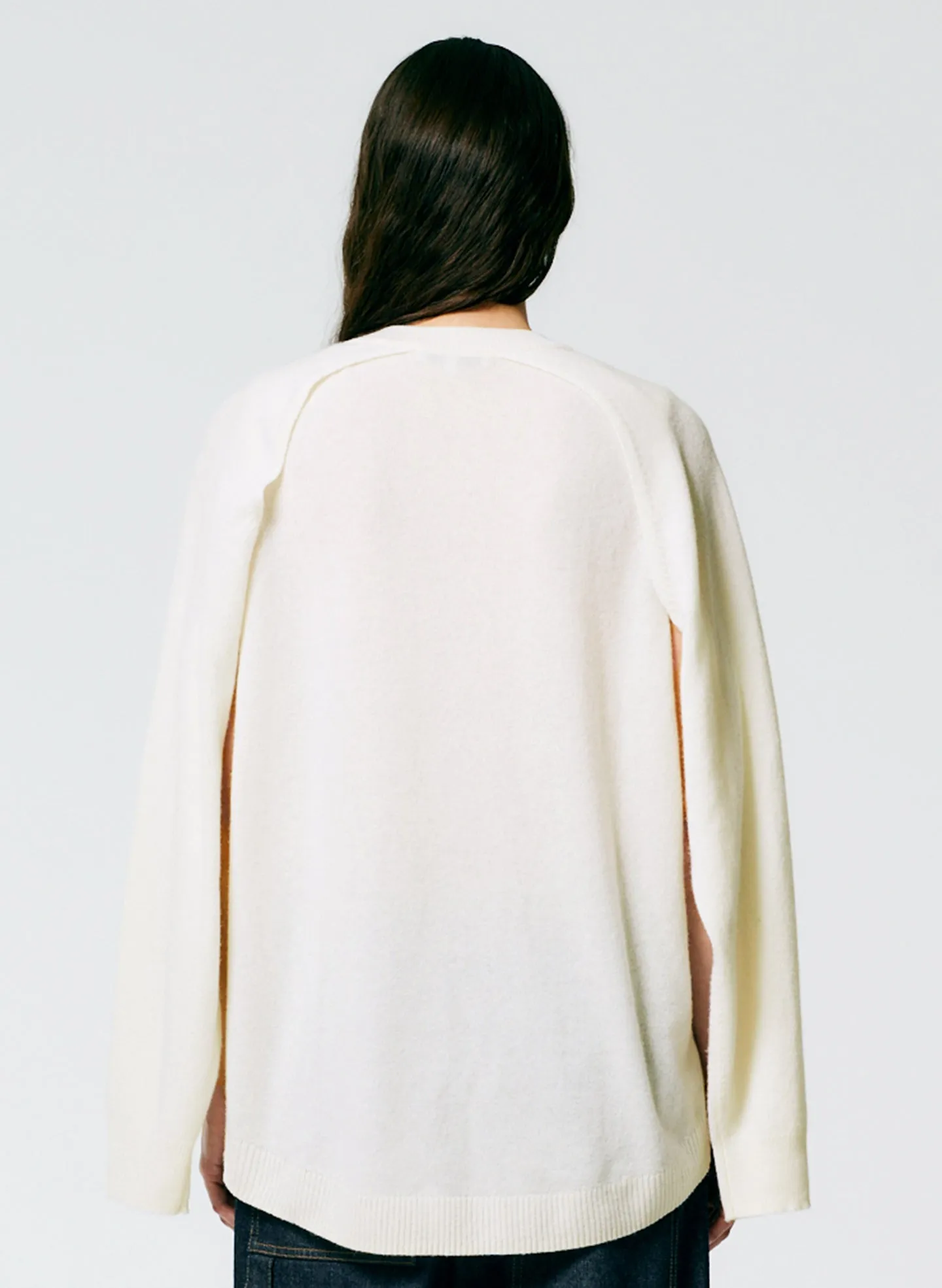 Feather Weight Cashmere Easy Cocoon Tunic