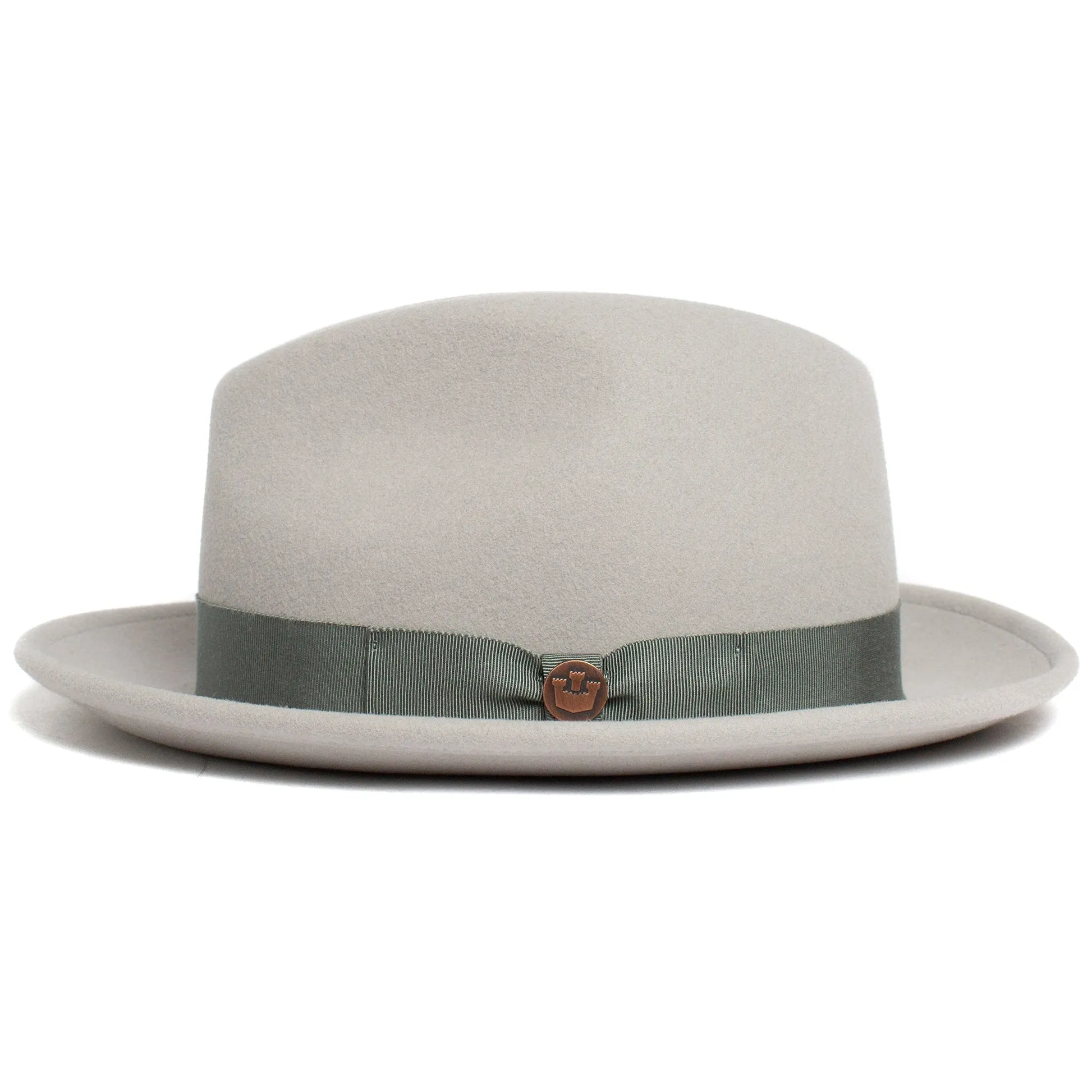 Felt Finery Series Trendy Bow Tie Felt Fedora Hat