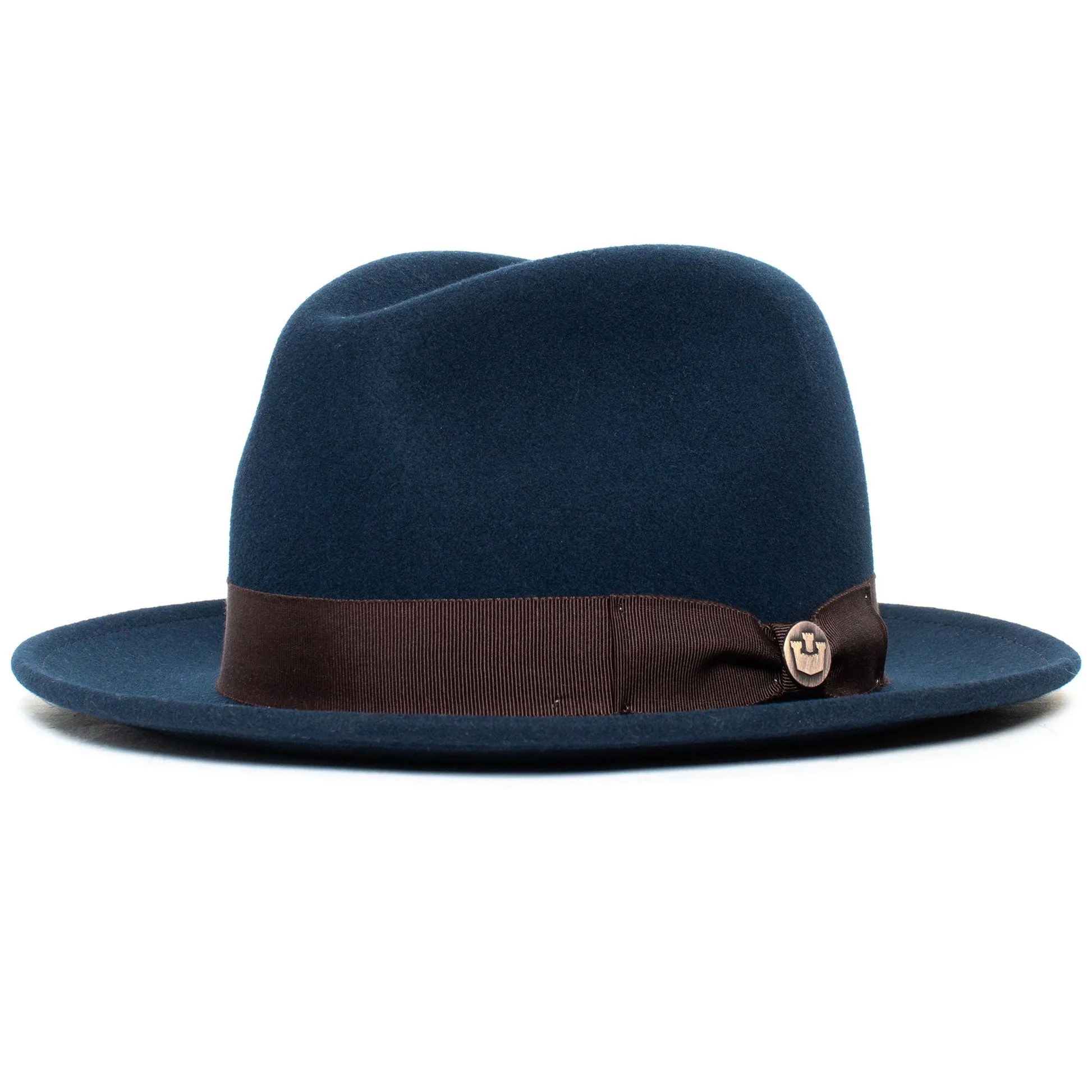 Felt Finery Series Trendy Bow Tie Felt Fedora Hat