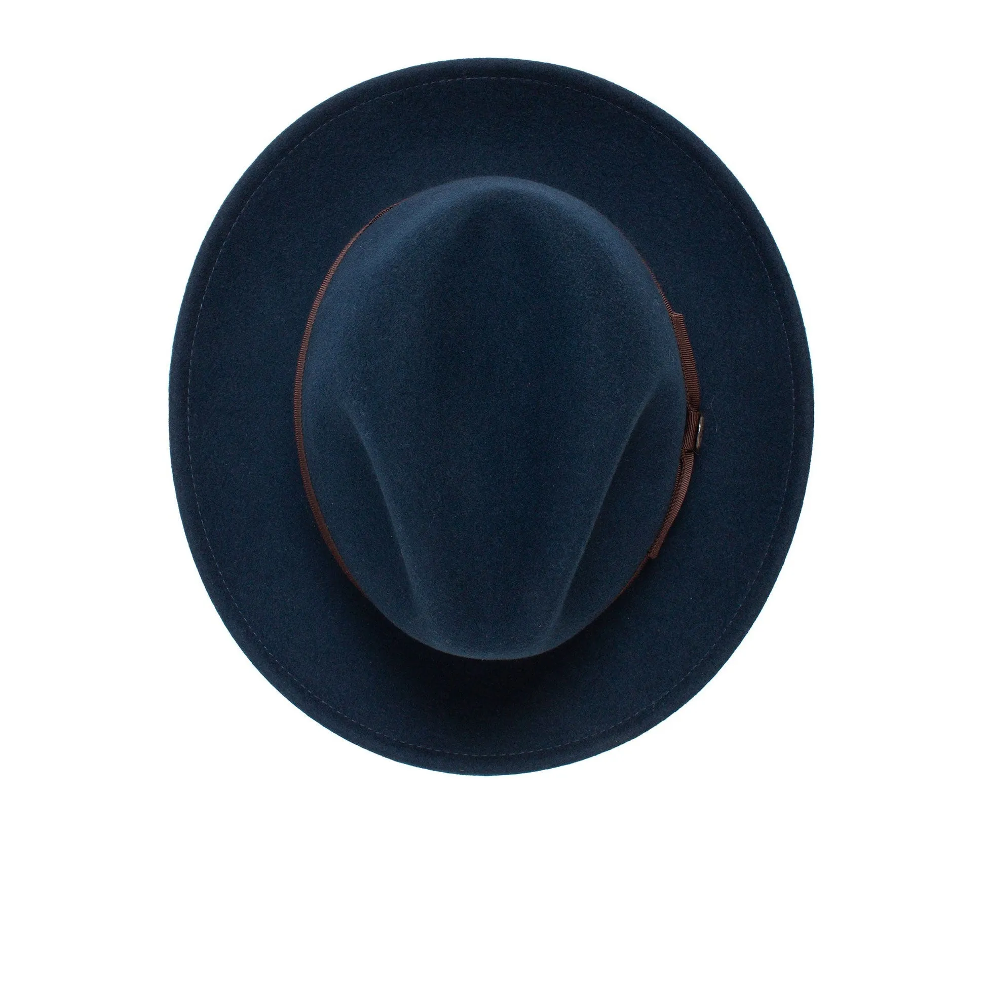 Felt Finery Series Trendy Bow Tie Felt Fedora Hat