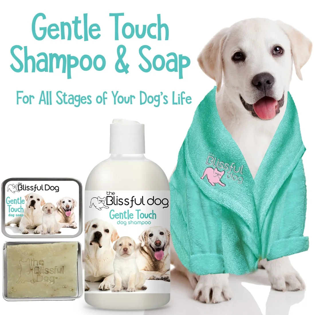 Gentle Touch Shampoo for Puppies, Sensitive Dogs & Seniors