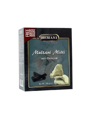 Hemani Multani Mitti With Charcoal Powder