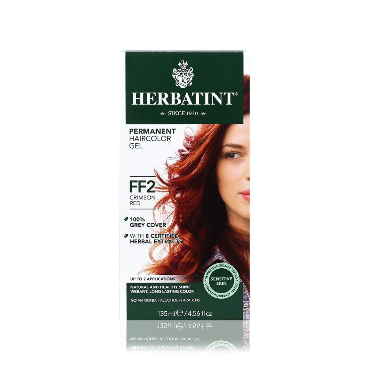 Herbatint Permanent Hair Color Crimson Red FF2 4.5Oz