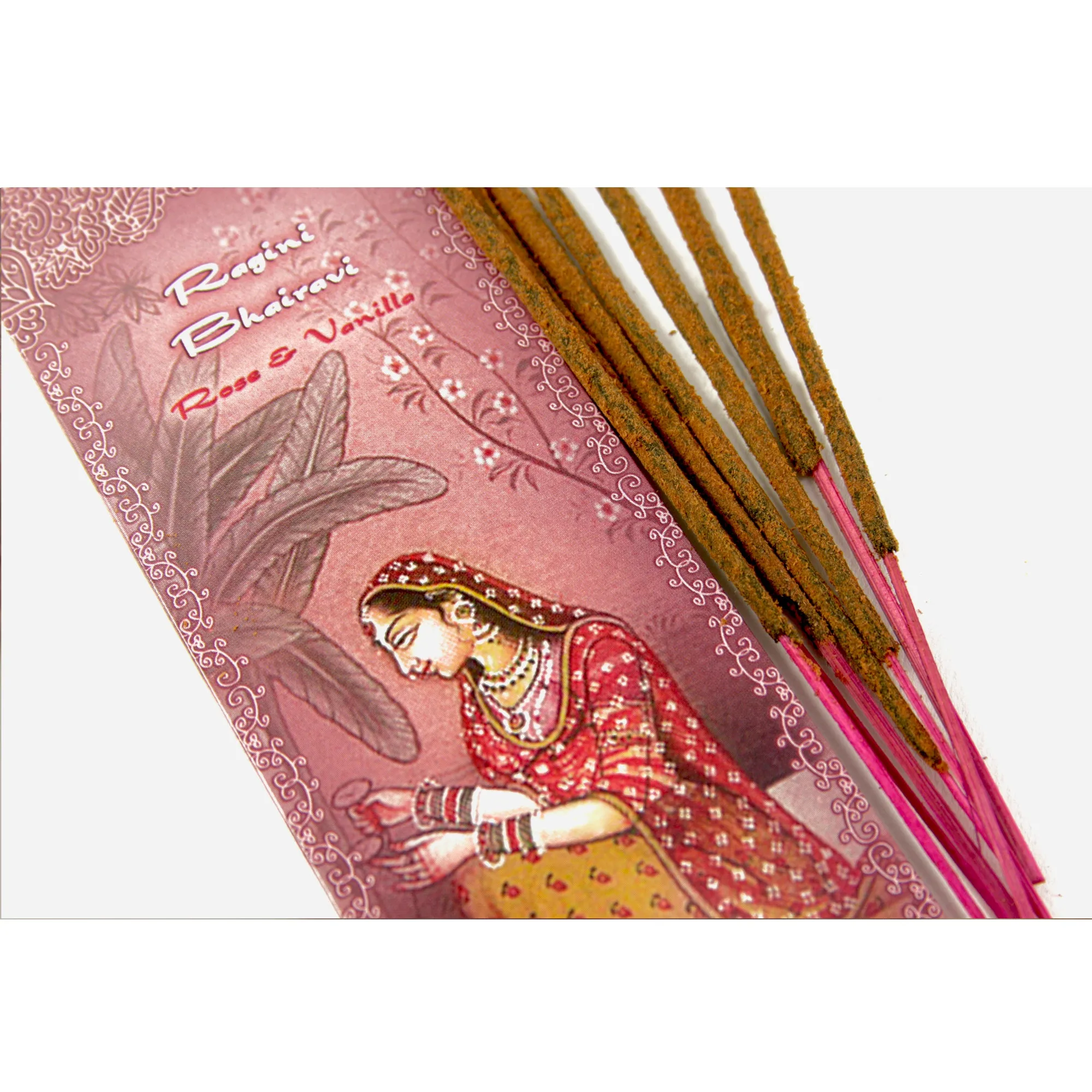 Incense Sticks Ragini Bhairavi - Rose and Vanilla - Passion