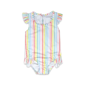 Lottie Swimsuit - Rainbow Stripe