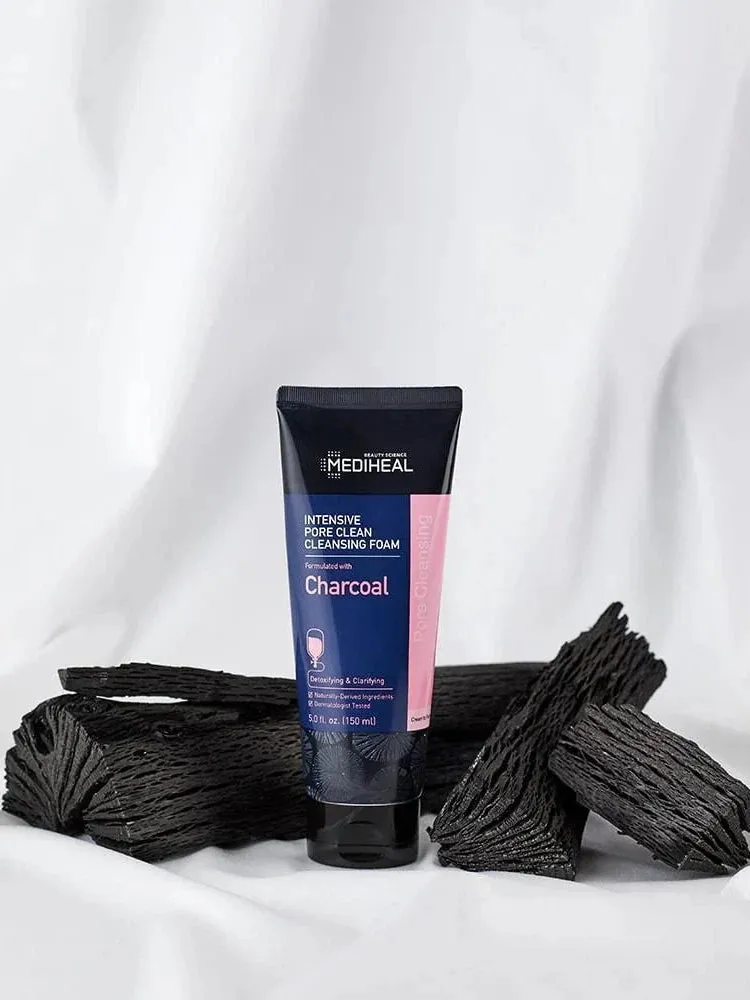 MEDIHEAL Charcoal Intensive Pore Clean Cleansing Foam