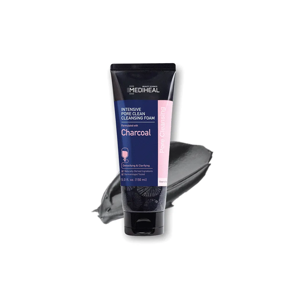 MEDIHEAL Charcoal Intensive Pore Clean Cleansing Foam