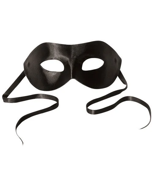 Midnight By Sportsheets Satin Mask - Black