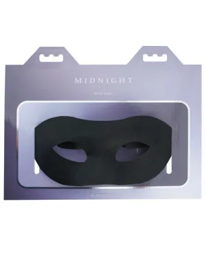 Midnight By Sportsheets Satin Mask - Black