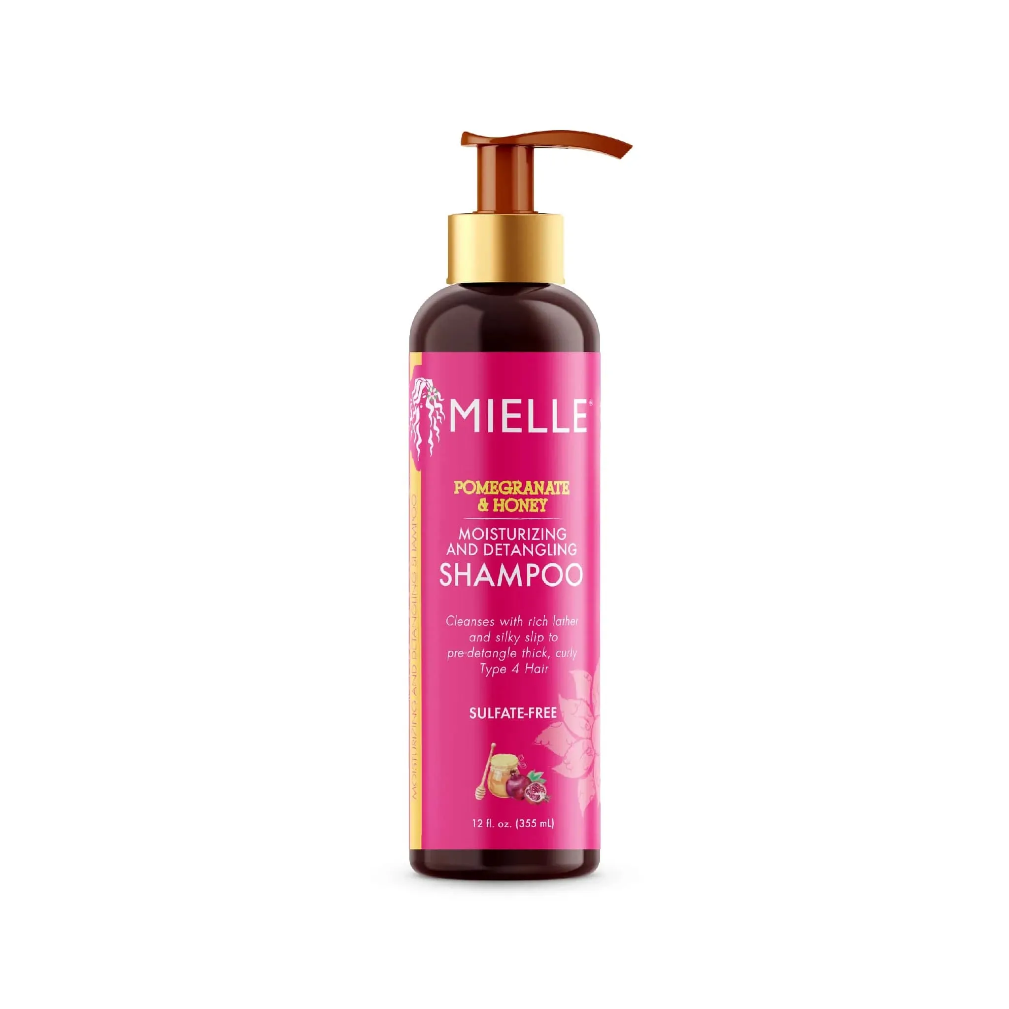 MIELLE POMEGRANATE HONEY SHAMPOO  12OZ