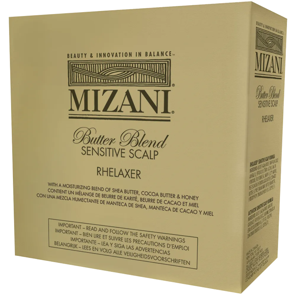 Mizani Butter Blend Sensitive Scalp Rhelaxer 4 Pack Relaxer Kit