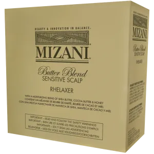 Mizani Butter Blend Sensitive Scalp Rhelaxer 4 Pack Relaxer Kit