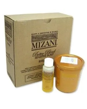 Mizani Butter Blend Sensitive Scalp Rhelaxer 4 Pack Relaxer Kit