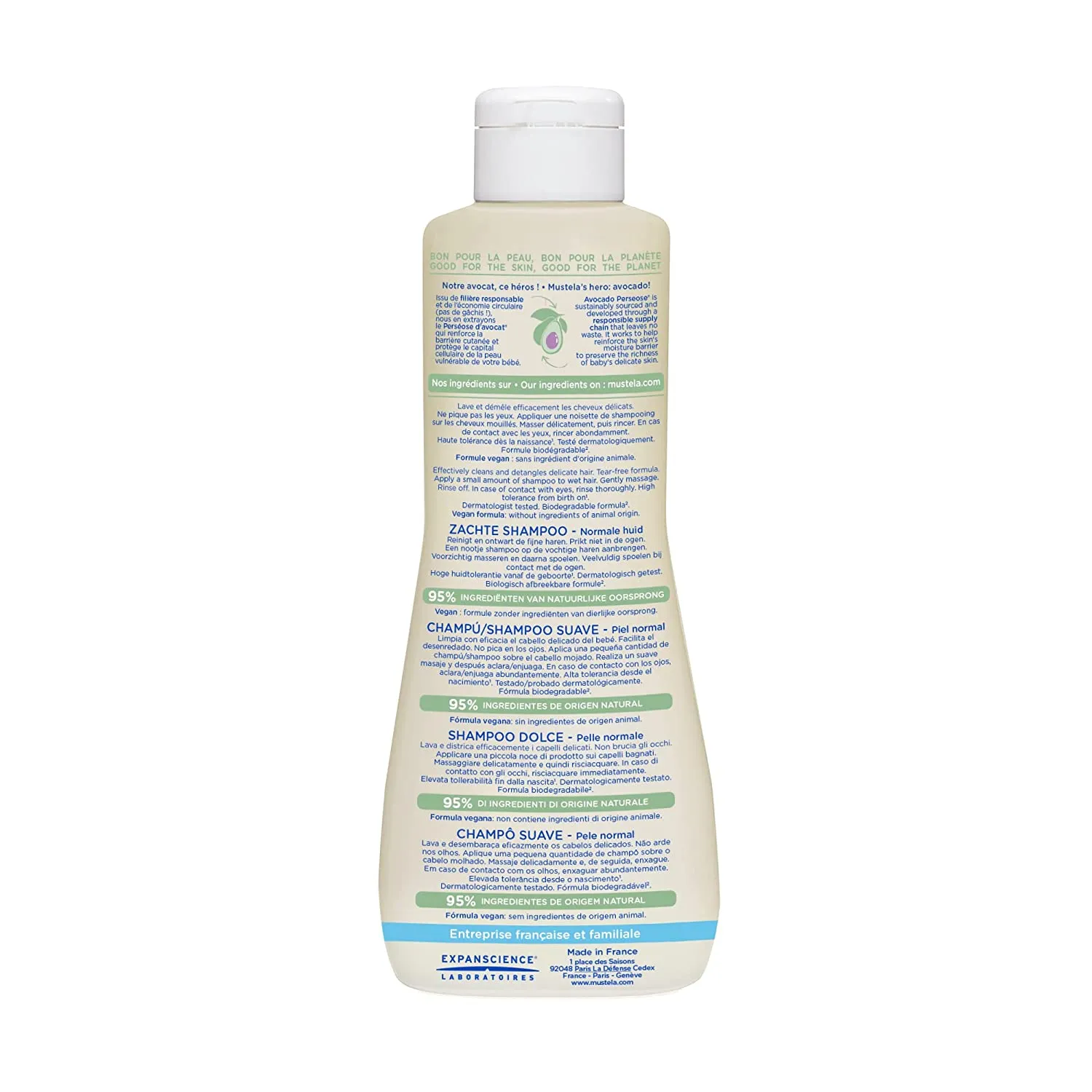 MUSTELA GENTLE SHAMPOO AVOCADO 16.9 Oz