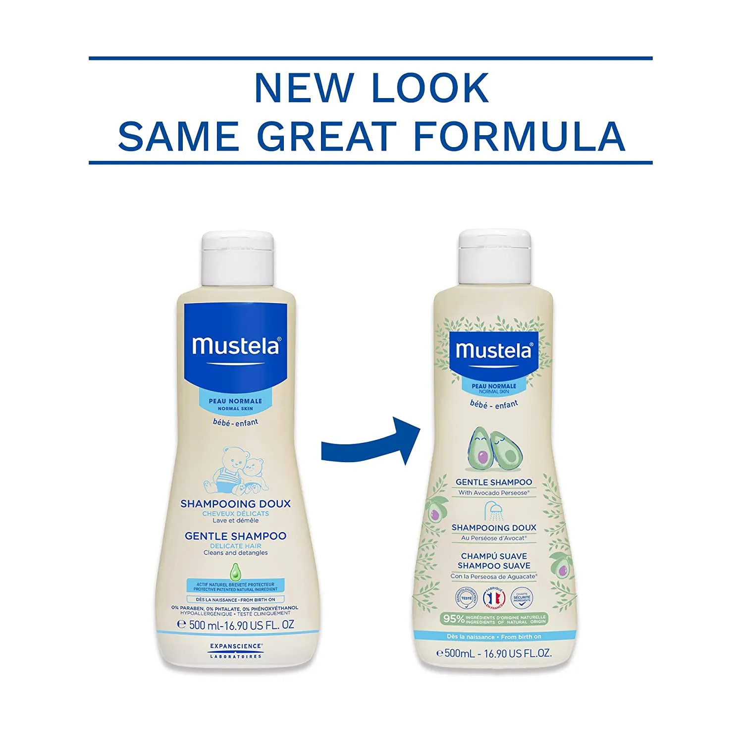 MUSTELA GENTLE SHAMPOO AVOCADO 16.9 Oz