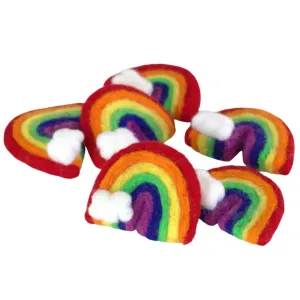 Rainbow & Cloud Felt Shapes- ROYGBIV