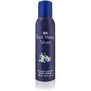 ROYAL MIRAGE SILVER BODY SPRAY 200ML