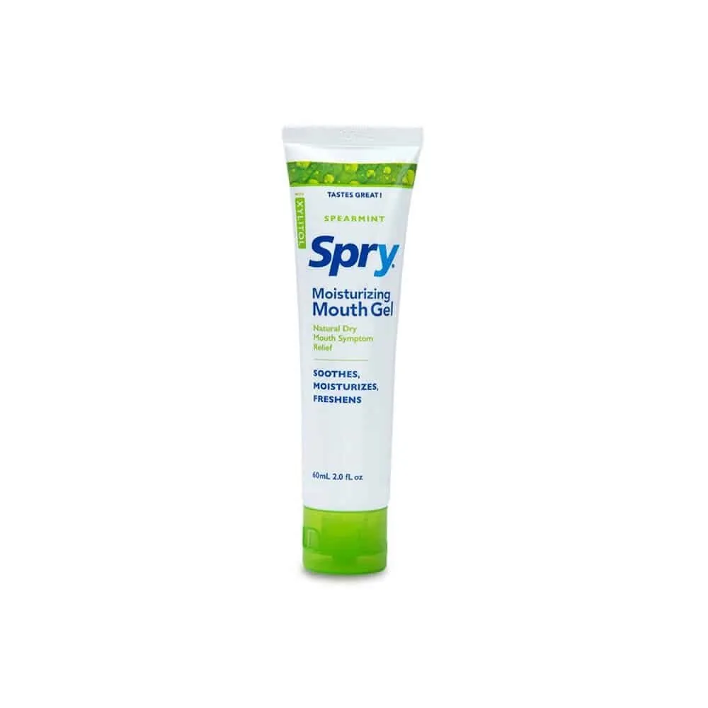 Spry Moisturizing Mouth Gel Spearmint 2 oz Gel