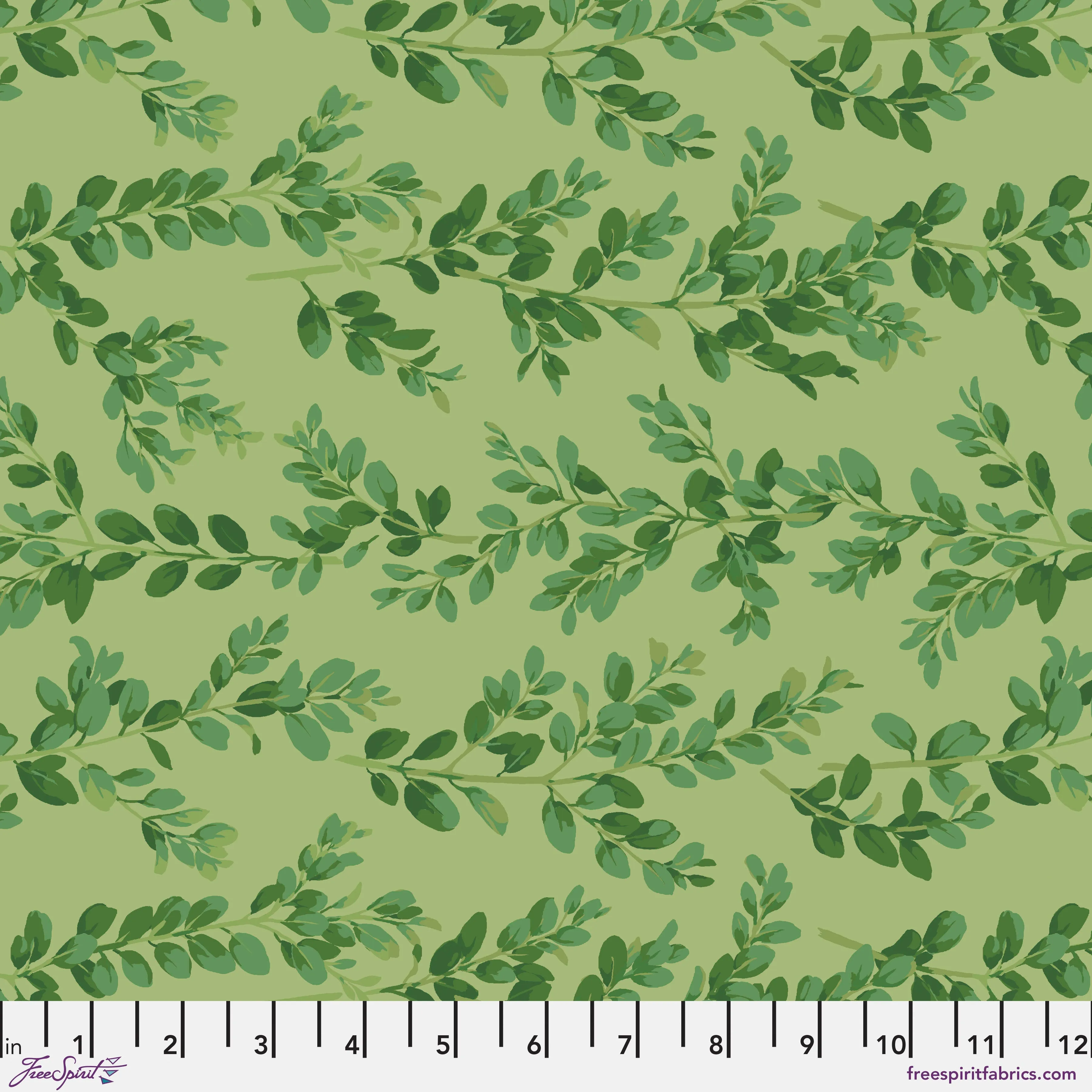 Winterberry | Boxwood - Green by Martha Negley for Free Spirit | PWMN036.GREEN